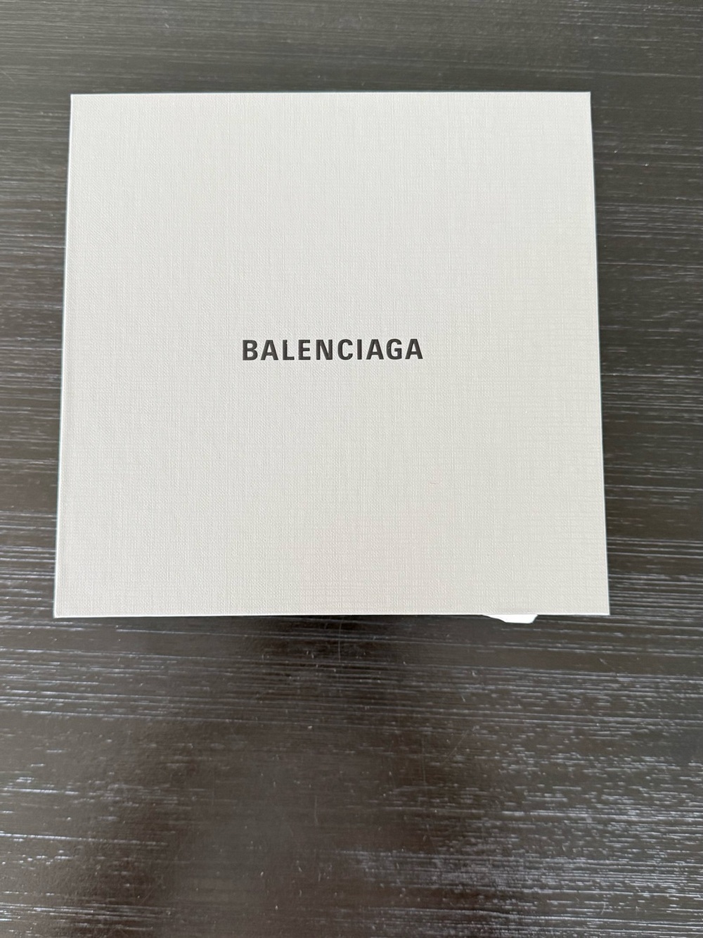 Balenciaga Grey Box with Black Logo